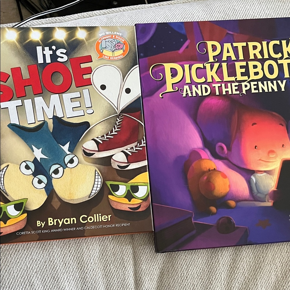 Two hardcover childrens books